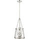 Adabella 3 Light 11.75 inch Polished Nickel Indoor Pendant Ceiling Light